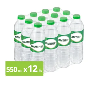 น้ำทิพย์ น้ำดื่ม 550 มล. 12 ขวด